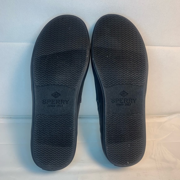 Sperry Top Sider Wahoo Black Boat Shoes Unisex’s - Picture 6 of 9